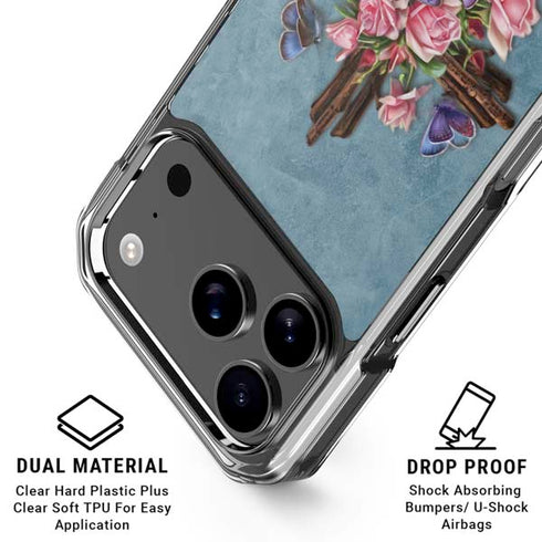 Flower Cross by Brigid Ashwood iPhone 18 Pro Clear Case