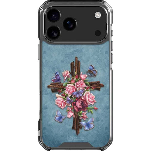 Flower Cross by Brigid Ashwood iPhone 18 Pro Max Clear Case