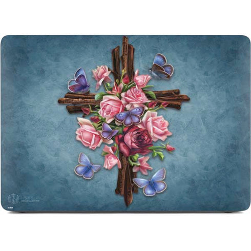 Flower Cross by Brigid Ashwood Apple MacBook Air Skin