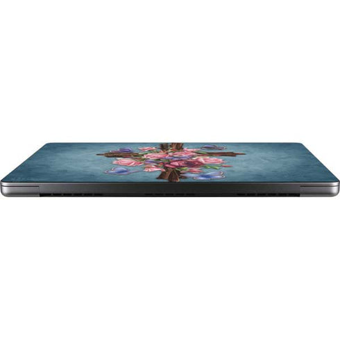 Flower Cross by Brigid Ashwood Apple MacBook Pro 14-inch Skin