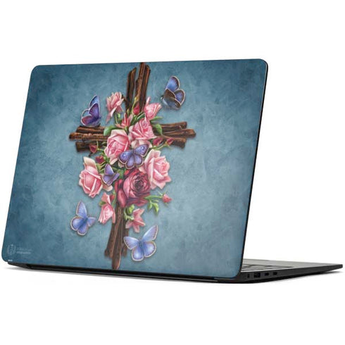 Flower Cross by Brigid Ashwood Surface Laptop 7 13.8in Skin