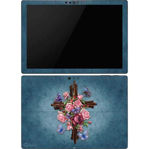 Flower Cross by Brigid Ashwood Surface Pro 6 Skin