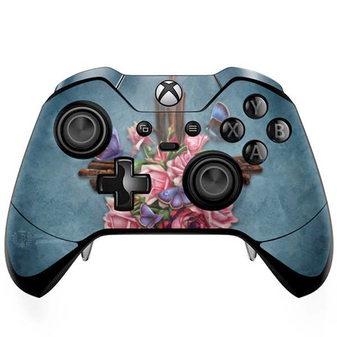 Flower Cross by Brigid Ashwood Xbox One Elite Controller Skin