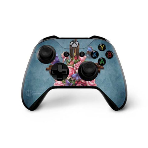 Flower Cross by Brigid Ashwood Xbox One X Controller Skin