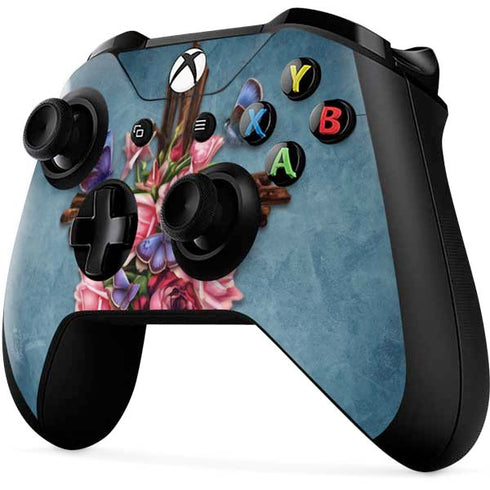 Flower Cross by Brigid Ashwood Xbox One X Controller Skin