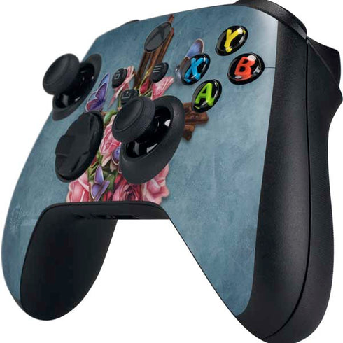 Flower Cross by Brigid Ashwood Xbox Series X Controller Skin
