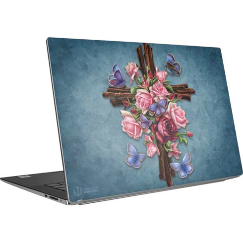 Flower Cross by Brigid Ashwood Dell XPS Skin