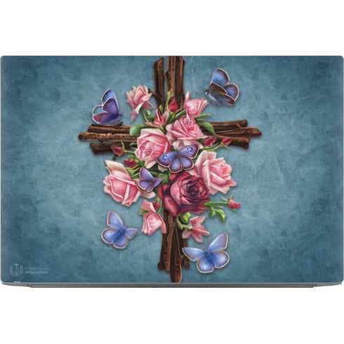 Flower Cross by Brigid Ashwood Dell XPS Skin