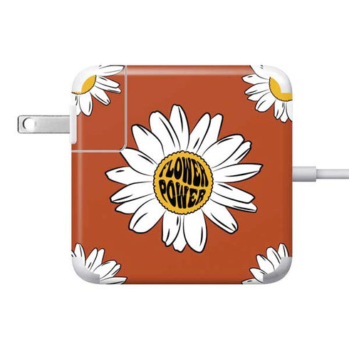 Flower Power 85W Power Adapter (15 and 17 inch MacBook Pro Charger) Skin