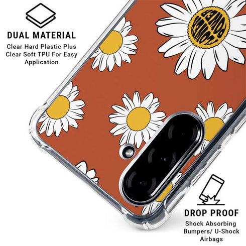 Flower Power Galaxy A36 5G Clear Case