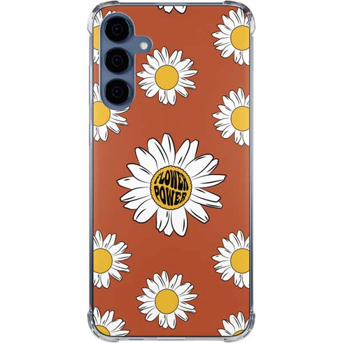 Flower Power Galaxy A55 5G Clear Case