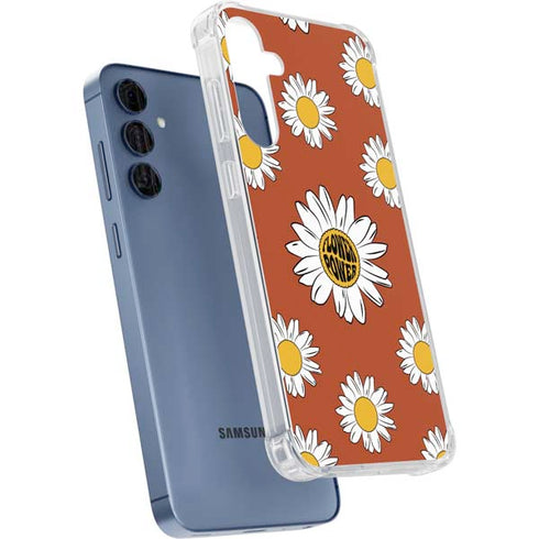 Flower Power Galaxy A55 5G Clear Case