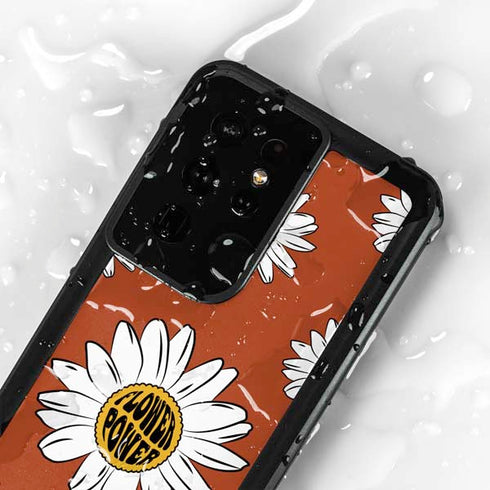 Flower Power Galaxy S24 Ultra Waterproof Case