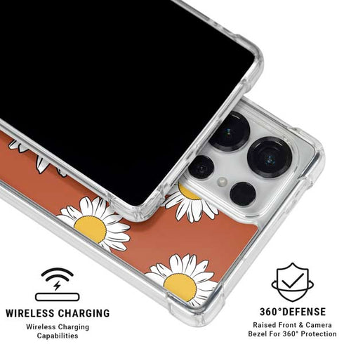 Flower Power Galaxy S25 Ultra Clear Case