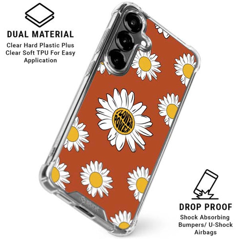 Flower Power Galaxy S26 Clear Case