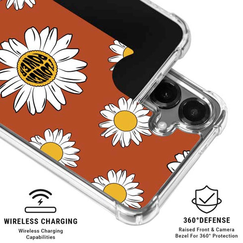 Flower Power Galaxy S26 Plus Clear Case