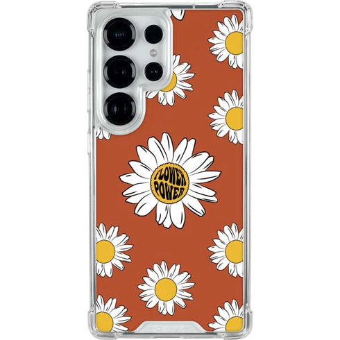 Flower Power Galaxy S26 Ultra Clear Case