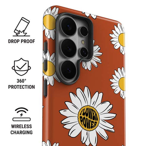 Flower Power Galaxy S26 Ultra Impact Case