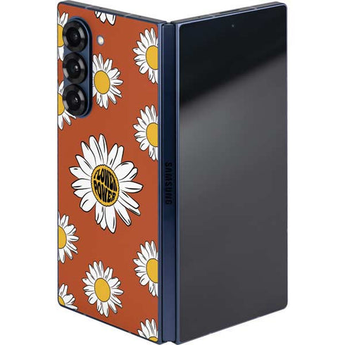 Flower Power Galaxy Z Fold6 Skin