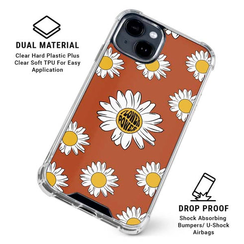 Flower Power iPhone 15 Clear Case