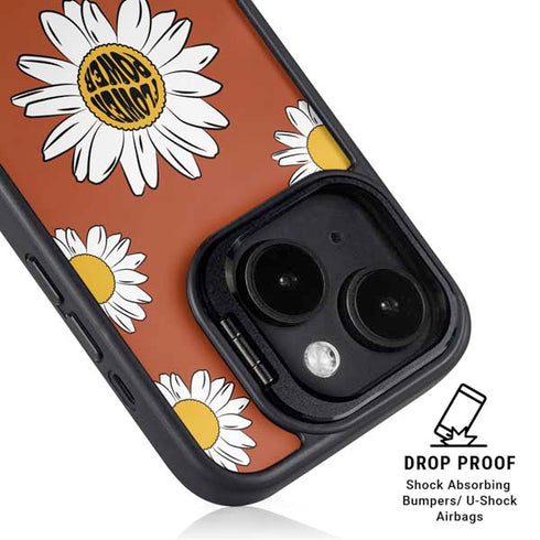 Flower Power iPhone 15 Plus Kickstand Case