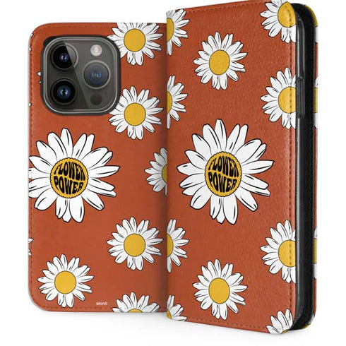 Flower Power iPhone 15 Pro Folio Case