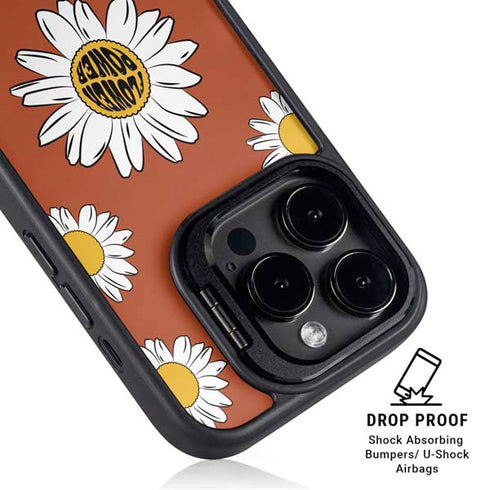 Flower Power iPhone 15 Pro Max Kickstand Case