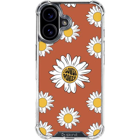 Flower Power iPhone 16 Plus Clear Case