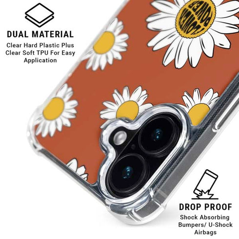 Flower Power iPhone 16 Plus Clear Case