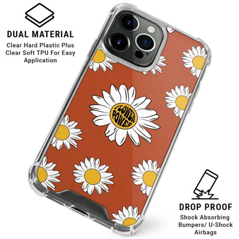 Flower Power iPhone 16 Pro Clear Case