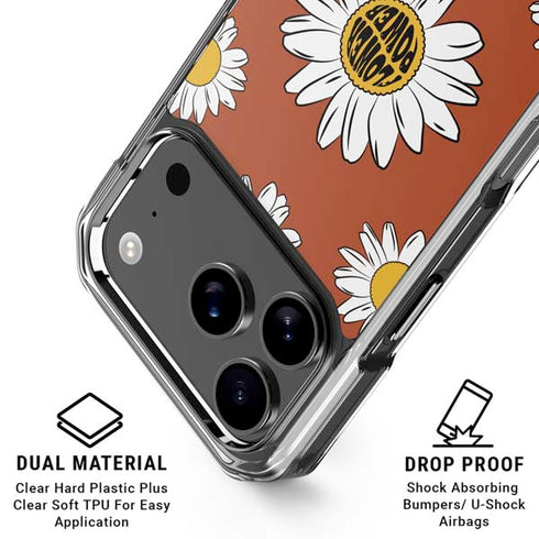 Flower Power iPhone 18 Pro Clear Case