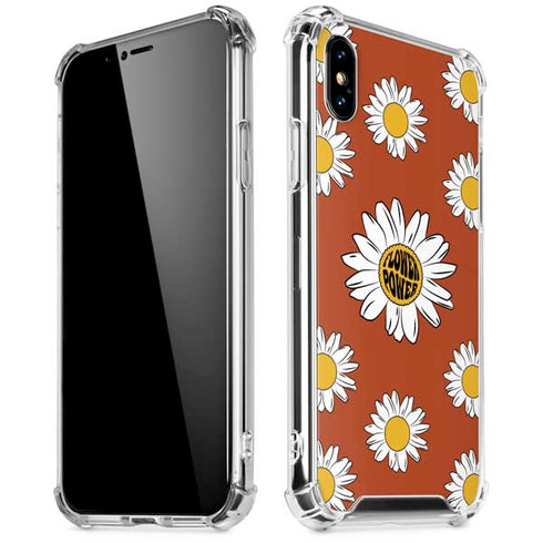 Flower Power iPhone X/XS Clear Case