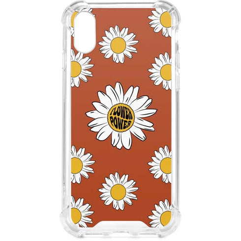Flower Power iPhone XS Clear Case