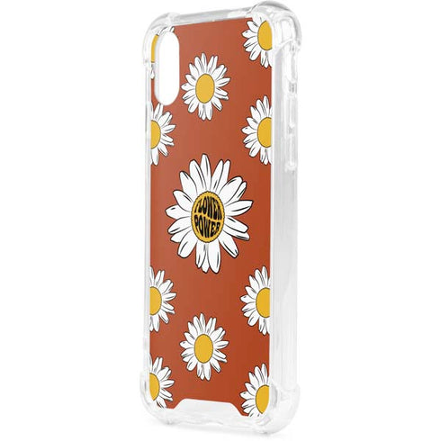 Flower Power iPhone XS Clear Case