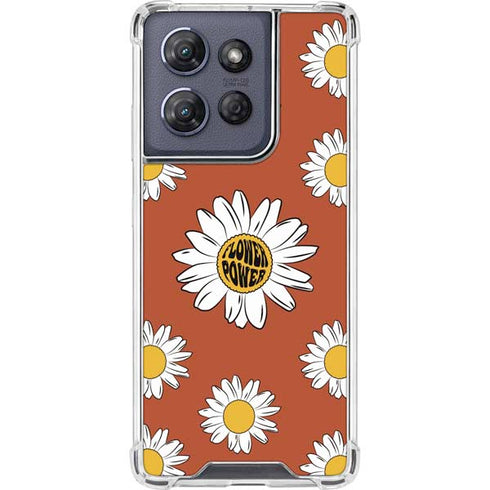 Flower Power Moto G 5G (2025) Clear Case
