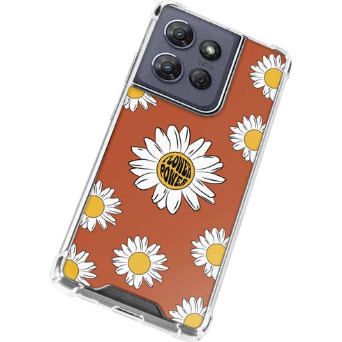 Flower Power Moto G 5G (2025) Clear Case