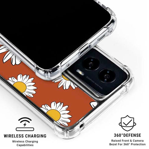 Flower Power Moto G Power 5G (2024) Clear Case