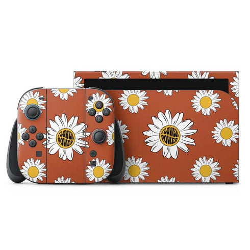 Flower Power Nintendo Switch 2 (2025) with Joy-Con Skin