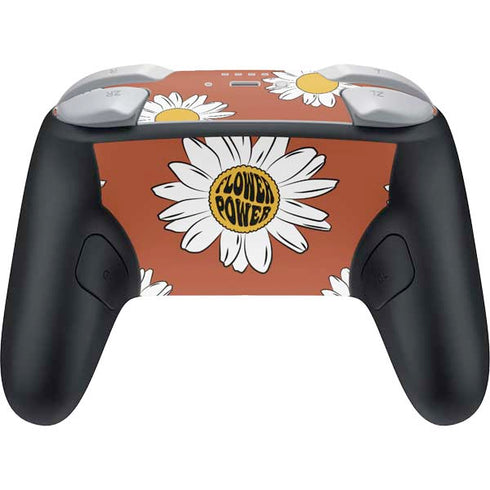 Flower Power Nintendo Switch 2 (2025) Pro Controller Skin