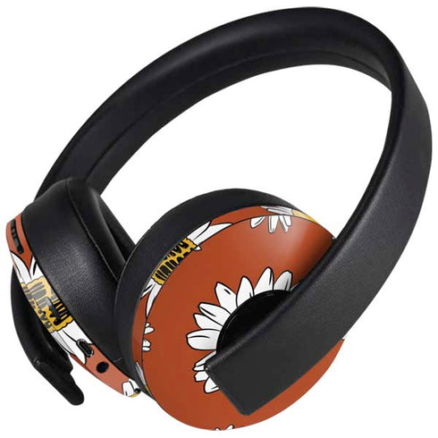 Flower Power PlayStation 4 Gold Wireless Headset Skin