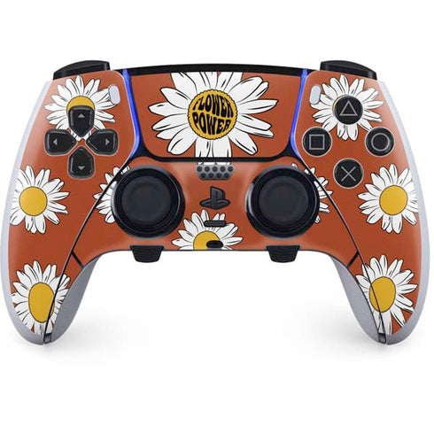 Flower Power PS5 DualSense Edge Pro Controller Skin