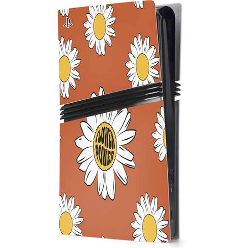 Flower Power PS5 Pro Console Skin