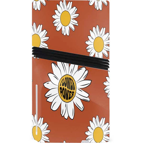 Flower Power PS5 Pro Disk Console Skin