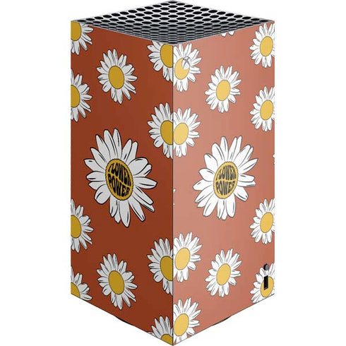 Flower Power XBox Series X Digital Edition Console Skin