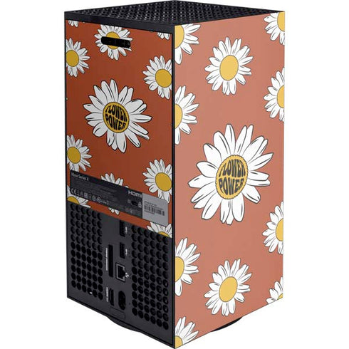 Flower Power XBox Series X Digital Edition Console Skin