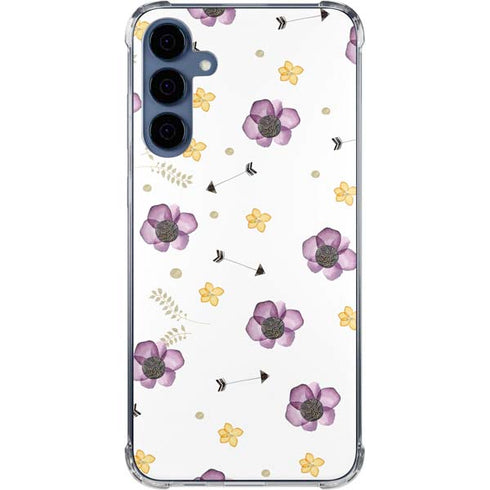 Flowers and Arrows Galaxy A55 5G Clear Case