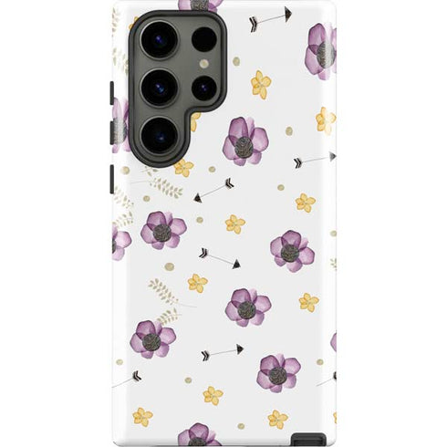 Flowers and Arrows Galaxy S23 Ultra Pro Case