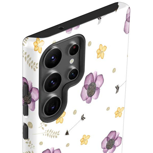 Flowers and Arrows Galaxy S23 Ultra Pro Case