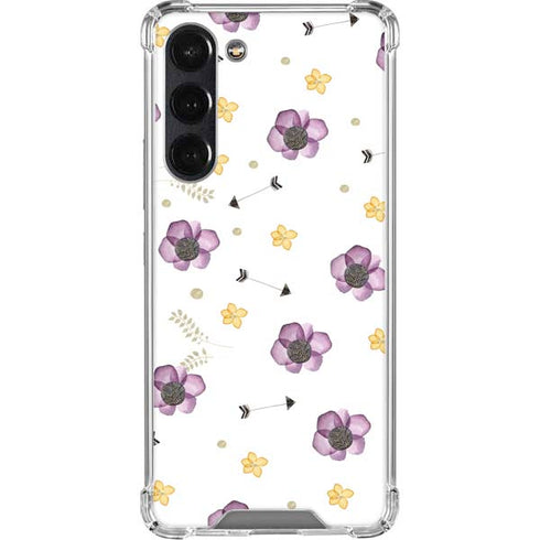Flowers and Arrows Galaxy S24 FE Clear Case