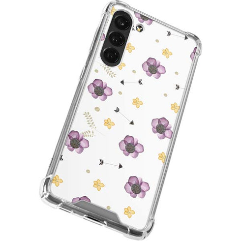 Flowers and Arrows Galaxy S24 FE Clear Case